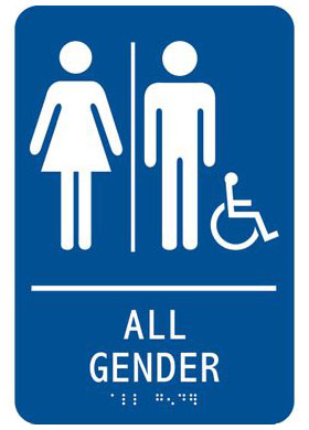 Gender Neutral Restroom Signage
