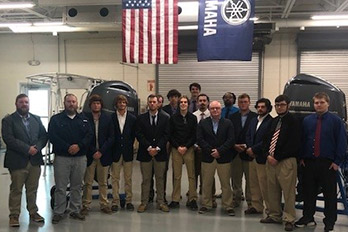 Outboard Marine Students Receive Yamaha Certification