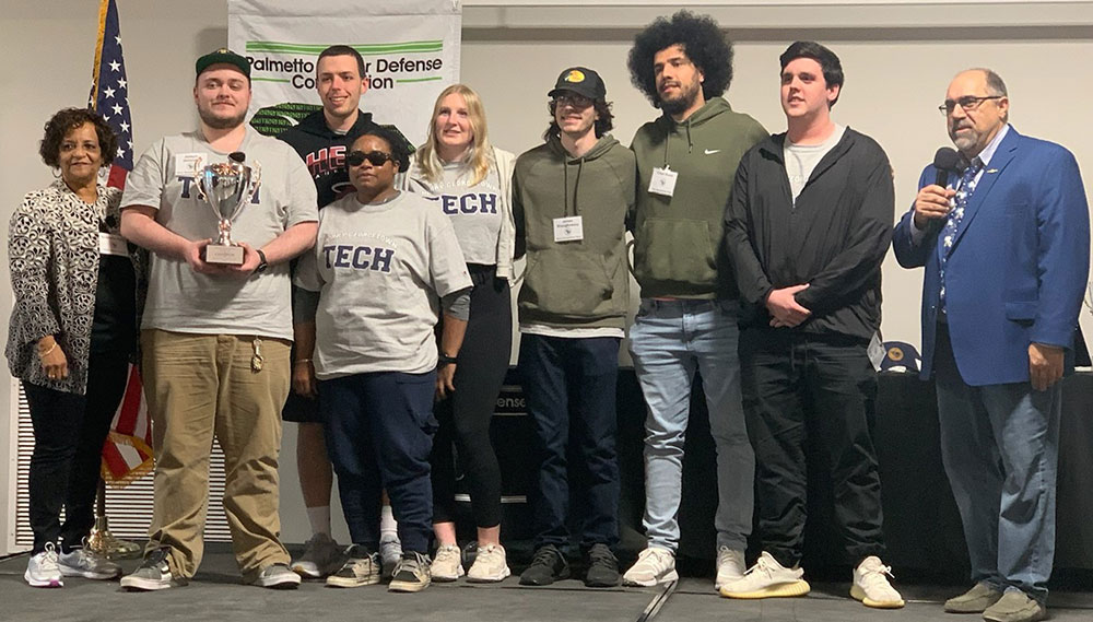 Cybersecurity Students Win Award at Palmetto Cyber Defense Competition