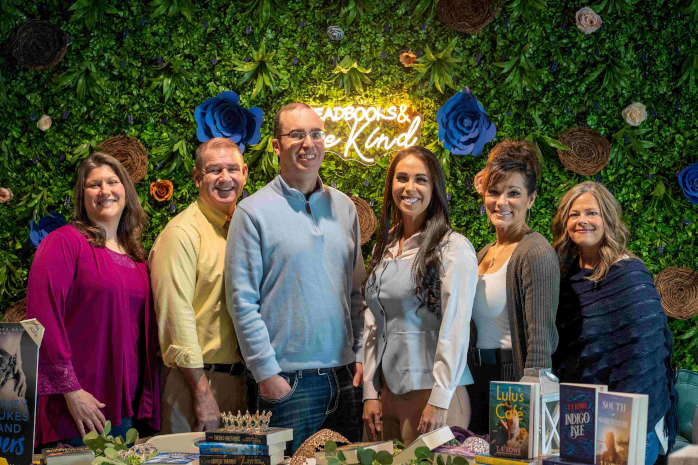 College leaders and local authors celebrate reading and writing during an event at Horry-Georgetown Technical College on the Conway Campus.