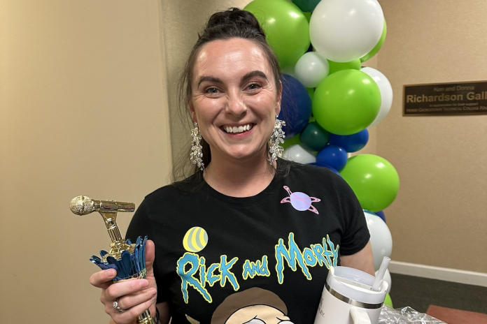 Lindsay “Micci” Soto performs “Creep” during Horry-Georgetown Technical College’s third annual “Chomp’s Got Talent” competition on March 26 at the Conway Campus. Soto earned first place honors for her vocal performance.