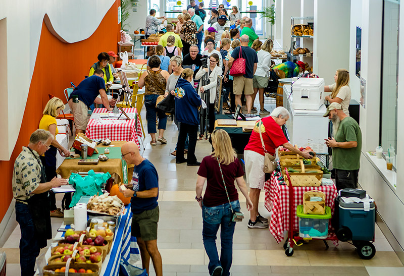 Farmers Market inside the Culinary Building